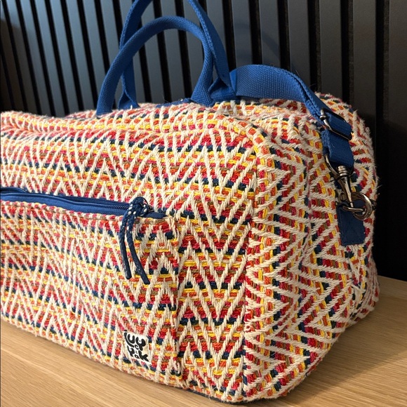 Limited Edition Retro Colored Chevron Weekender by Lucy & Yak - Picture 3 of 9
